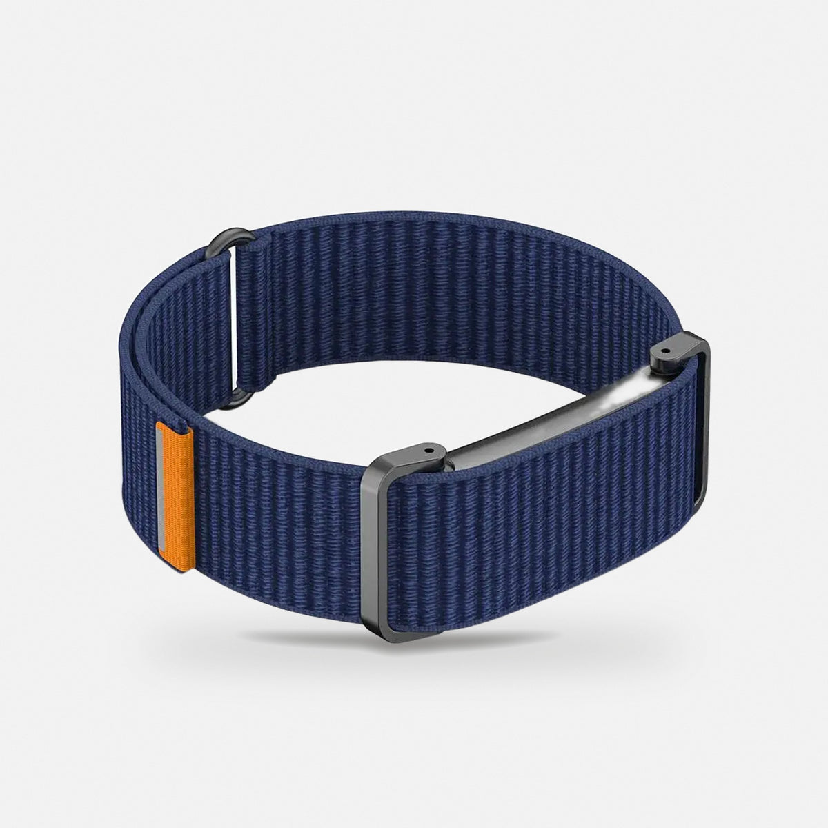 Slim Woven Band with Metal Case for Fitbit Air in Navy