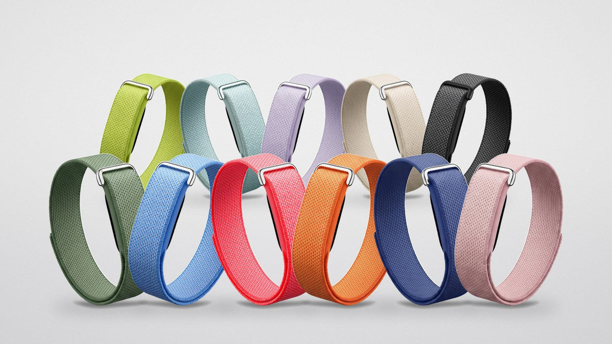 Fitbit Air nylon sport loops in eleven colours