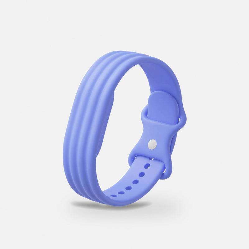 Ribbed Silicone Sport Band for Fitbit Air in Lavender