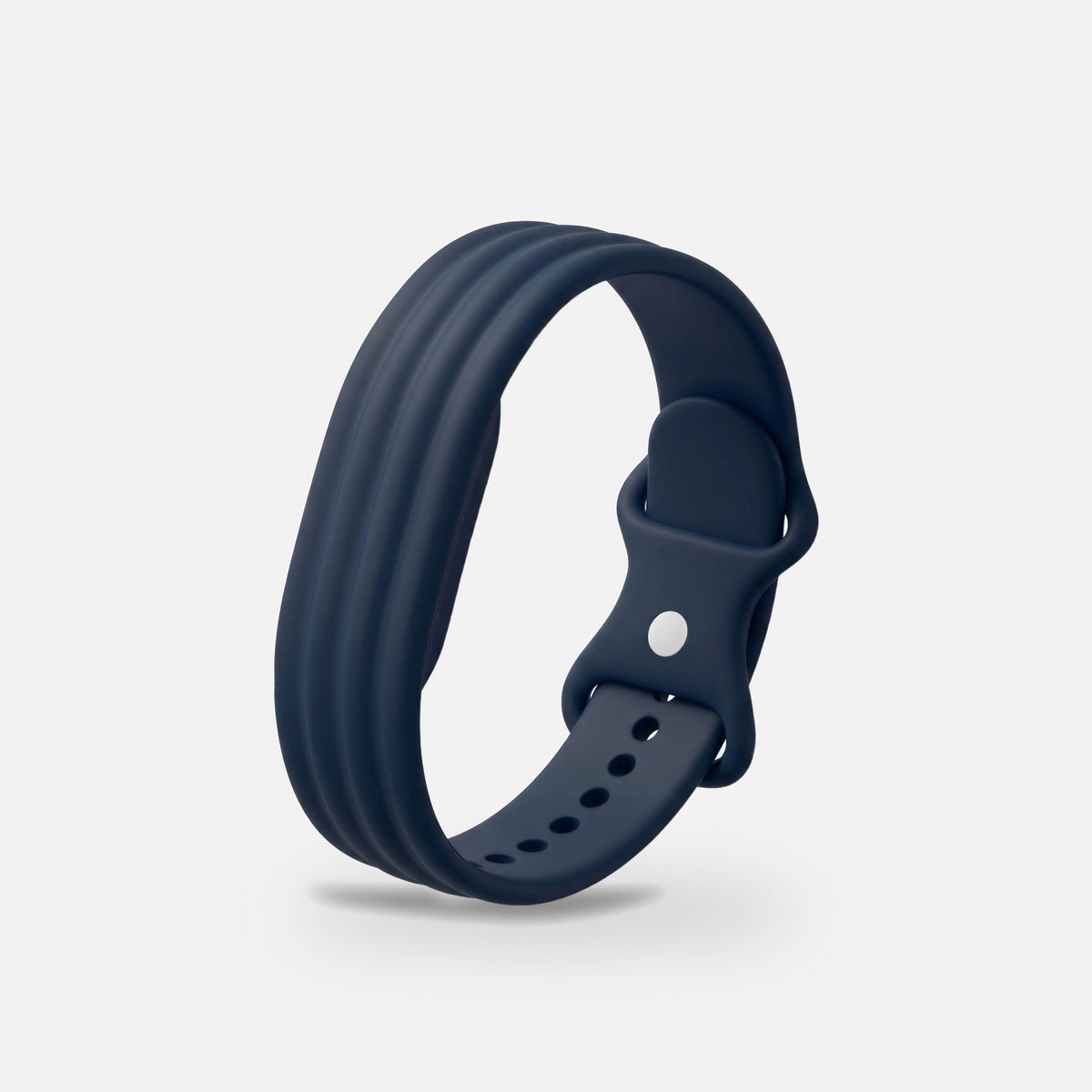 Ribbed Silicone Sport Band for Fitbit Air in Navy