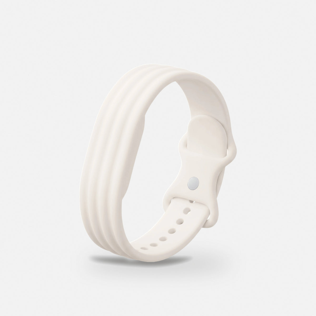 Ribbed Silicone Sport Band for Fitbit Air in Starlight