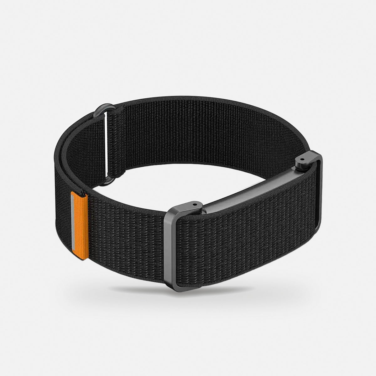 Slim Woven Band with Metal Case for Fitbit Air in Black